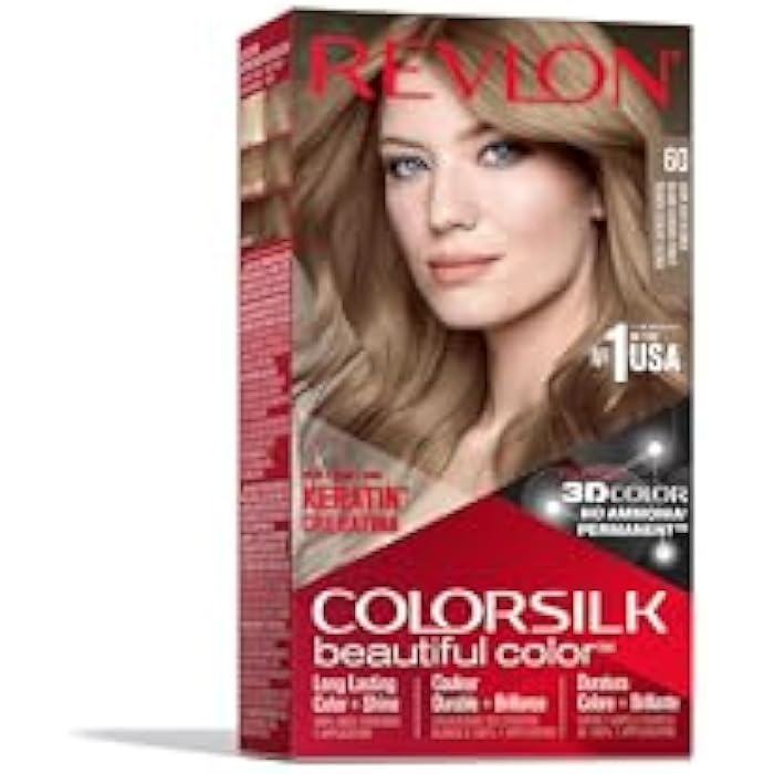 Revlon Colorsilk Ammonia Free Permanent Haircolor Dk Ash Blonde Cslk 060 - Image 1